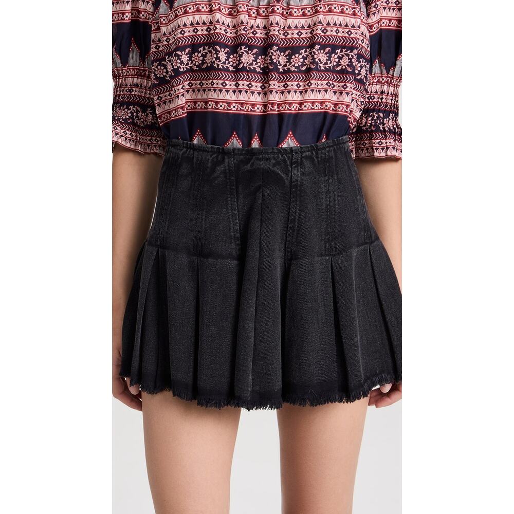 Sea New York Jamie Twill Pleated Mini Skirt NWT
